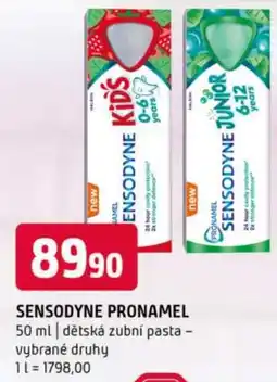 Terno Sensodyne pronamel nabídka