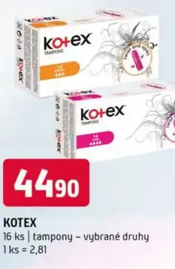 Terno KOTEX nabídka