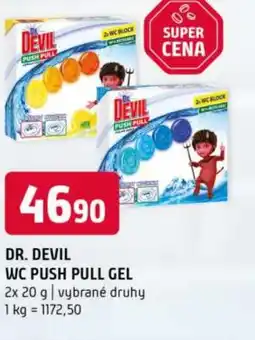 Terno Dr. devil wc push pull gel nabídka