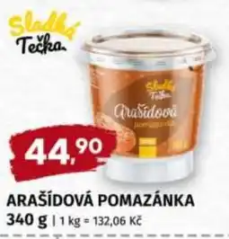 Terno Arašidová pomazánka nabídka