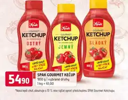 Terno Spak gourmet kečup nabídka