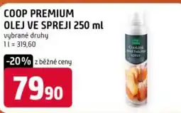 Terno Coop premium olej ve spreji nabídka