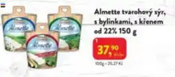MP Krásno Almette tvarohový sýr, s bylinkami, s křenem od 22% nabídka