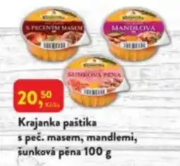 MP Krásno Krajanka paštika s peč. masem, mandlemi, šunková pěna nabídka