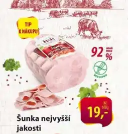 Řeznictví H&H Šunka nejvyšší jakosti nabídka