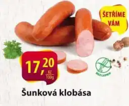 Řeznictví H&H Šunková klobása nabídka