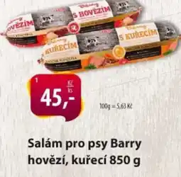 Řeznictví H&H Salám pro psy Barry hovězí, kuřecí nabídka