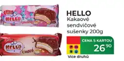 Tamda Foods HELLO Kakaové sendvičové sušenky nabídka