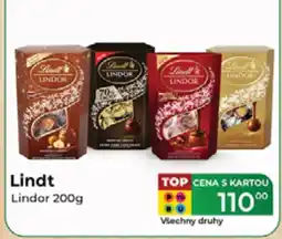 Tamda Foods Lindt Lindor nabídka