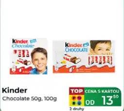 Tamda Foods Kinder Chocolate nabídka