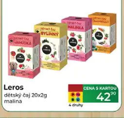 Tamda Foods Leros dětský čaj nabídka
