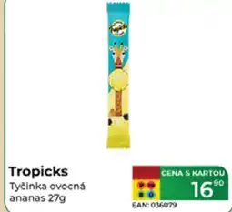 Tamda Foods Tropicks Tyčinka ovocná ananas nabídka