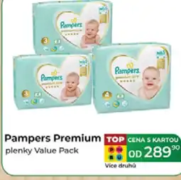 Tamda Foods Pampers Premium plenky Value Pack nabídka
