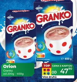 Tamda Foods Orion Granko nabídka