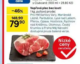 Tesco Vepřová plec bez kosti nabídka