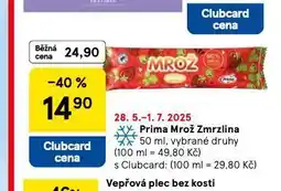 Tesco Mrož zmrzlina nabídka