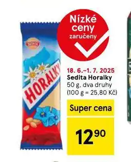 Tesco Sedita horalky nabídka
