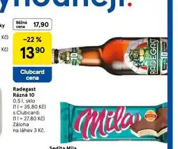 Tesco Pivo radegast nabídka