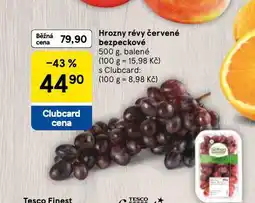 Tesco Hrozny révy červené bezpeckové nabídka