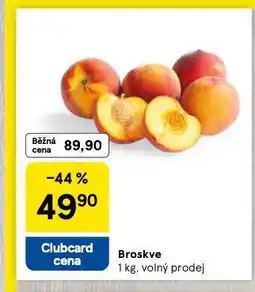 Tesco Broskve nabídka