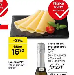 Tesco Gouda 48% nabídka