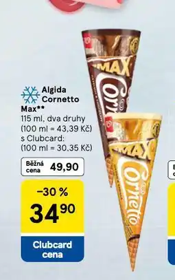 Tesco Algida cornetto max nabídka