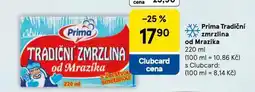 Tesco Prima tradiční zmrzlina od mrazíka nabídka