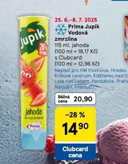 Tesco Prima jupík vodová zmrzlina nabídka