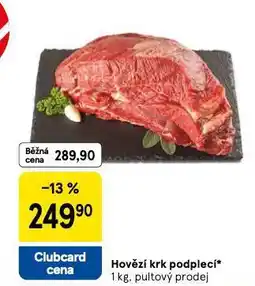 Tesco Hovězí krk podplecí nabídka