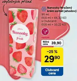Tesco Nanooky mražený krém nabídka