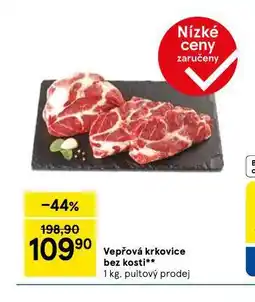 Tesco Vepřová krkovice bez kosti nabídka