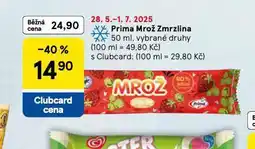 Tesco Prima mrož zmrzlina nabídka
