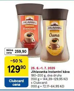 Tesco Káva jihlavanka nabídka