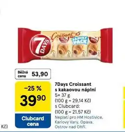 Tesco 7days croissant nabídka