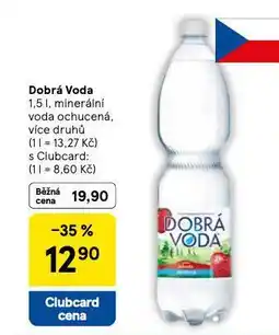 Tesco Dobrá voda nabídka