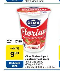 Tesco Olma florian jogurt nabídka