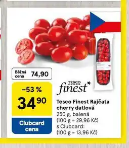 Tesco Rajčata cherry datlová nabídka