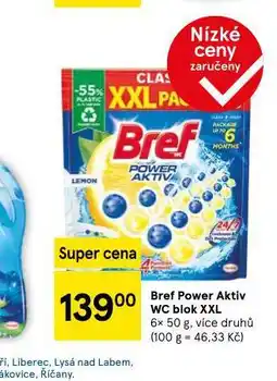 Tesco Bref wc blok nabídka