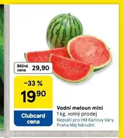 Tesco Vodní meloun mini nabídka