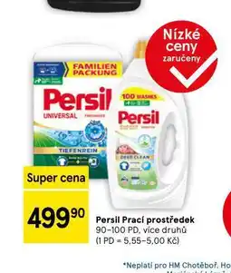 Tesco Persil prací prostředek nabídka