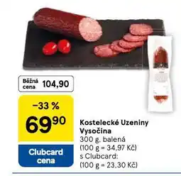 Tesco Vysočina nabídka