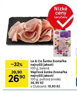 Tesco Šunka zvonařka nabídka