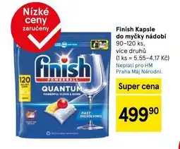 Tesco Finish kapsle do myčky nabídka