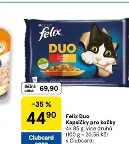 Tesco Felix kapsičky pro kočky nabídka