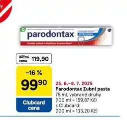 Tesco Parodontax zubní pasta nabídka