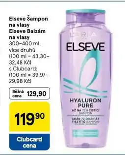 Tesco Elseve šampon na vlasy nabídka