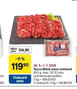 Tesco Mleté maso míchané nabídka
