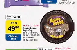 Tesco Hubba bubba žvýkačky nabídka