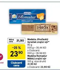 Tesco Madeta romadur nabídka