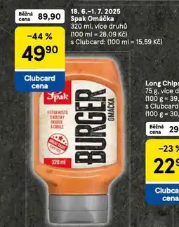 Tesco Spak omáčka nabídka